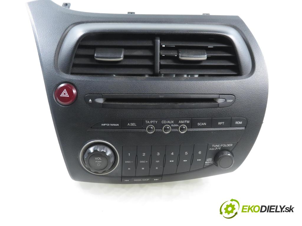 HONDA CIVIC VIII (FN, FK) HB 2008 61,00 1.4 (FK1) - L13A7 1339,00 RADIO 39100SMGG016M1