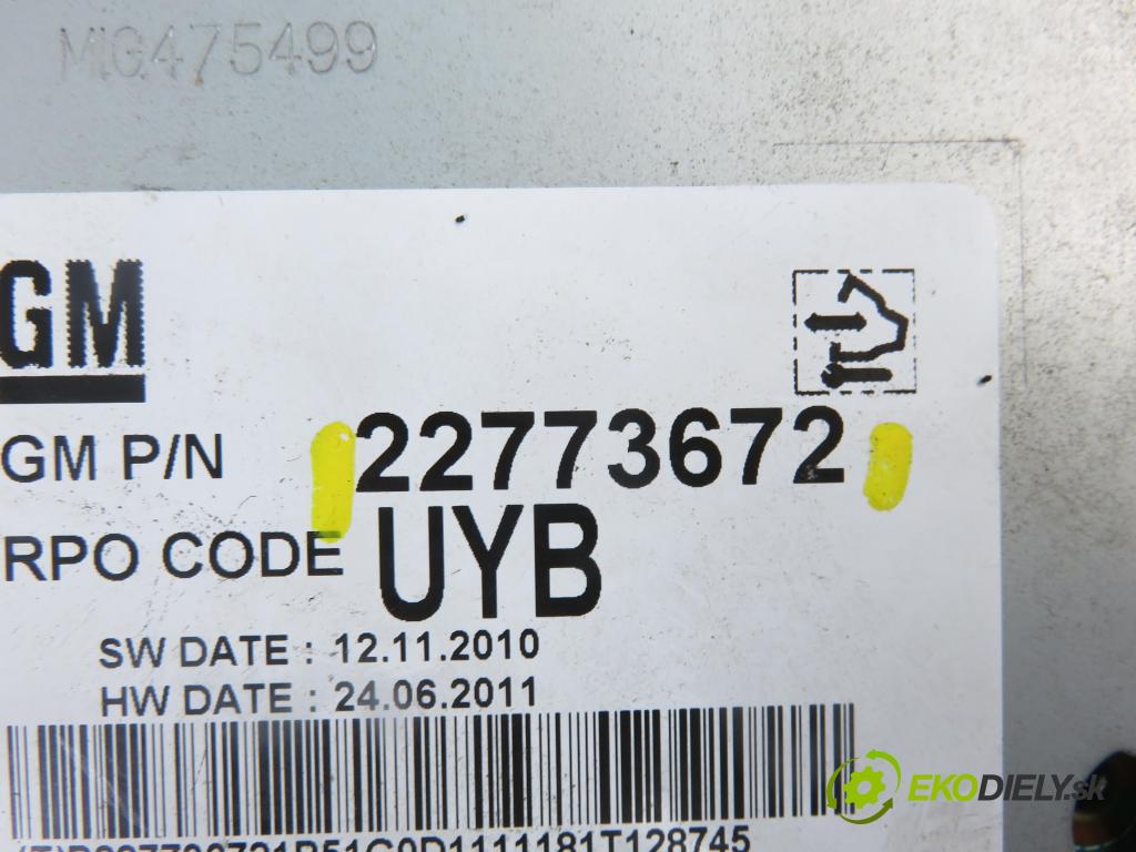 CHEVROLET CRUZE liftback (J305) HB 2012 120,00 2.0 Dsl - LNP 1998,00 RADIO CD 95485438 ; 22773672