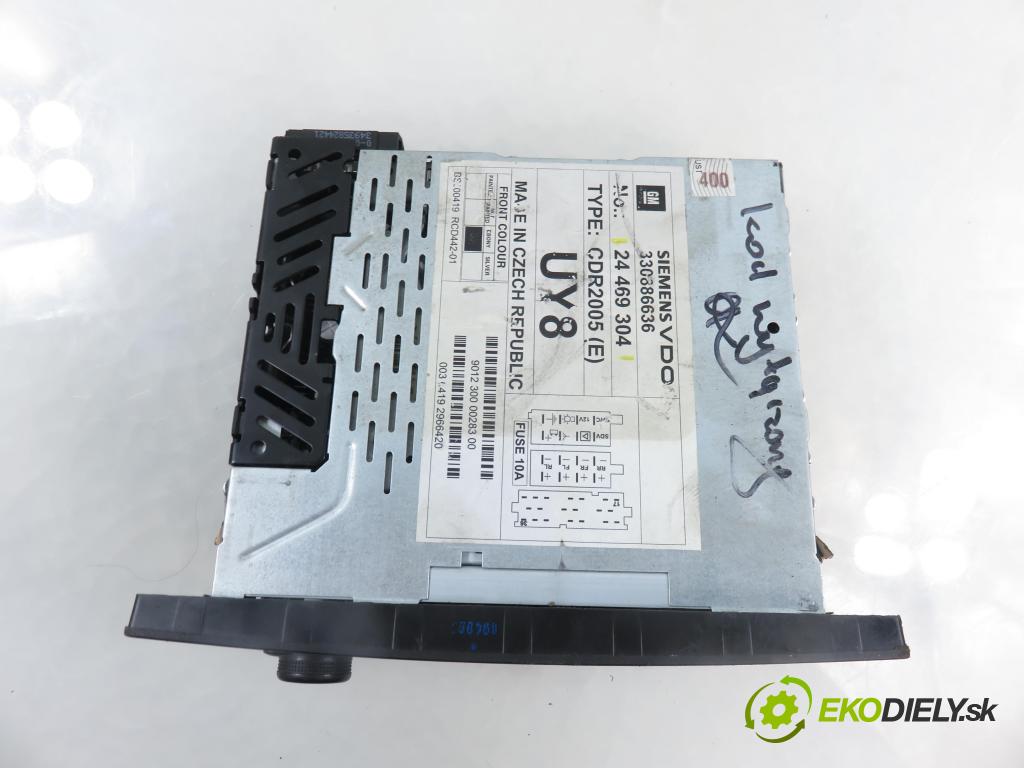 OPEL AGILA (A) (H00) HB 2004 51,00 1.3 CDTI - Z 13 DT 1248,00 RADIO CD 24469304