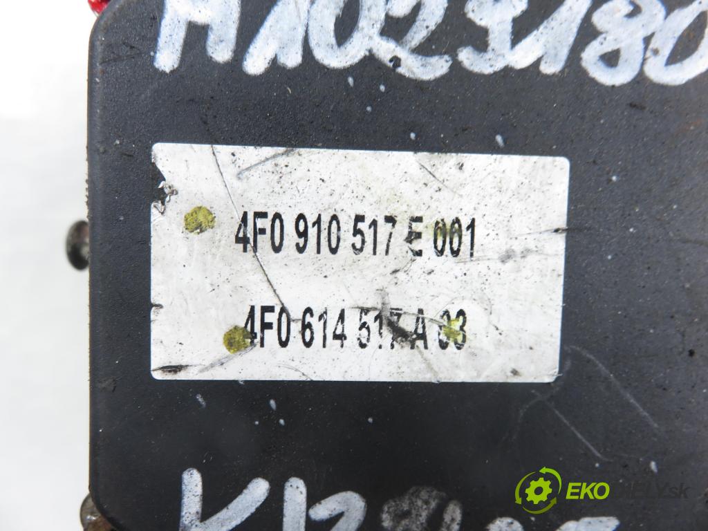 AUDI A6 (4F2, C6) SEDAN 2004 165,00 3.0 TDI quattro - BMK 2967,00 Pumpa ABS 0265950359 ; 4F0910517E ; 4F0614517A (Pumpa ABS)