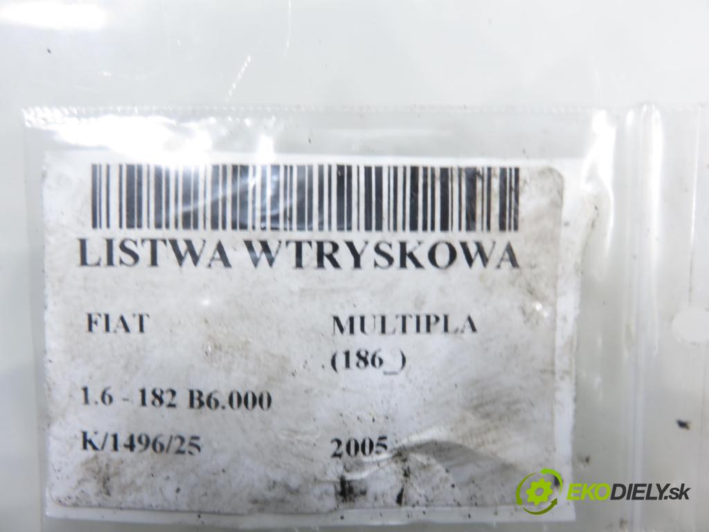 FIAT MULTIPLA (186_) MINIVAN 2005 0,00 1.6 - 182 B6.000 1596,00 Lišta vstrekovacia IWP164 ; IWP064 (Vstrekovacia lišta)