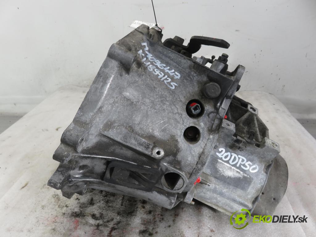 CITROEN C5 III (RD_) SEDAN 2010 80,00 1.6 HDi 110 - 9HZ (DV6TED4) 1560,00 Prevodovka MANUALNA 20DP50