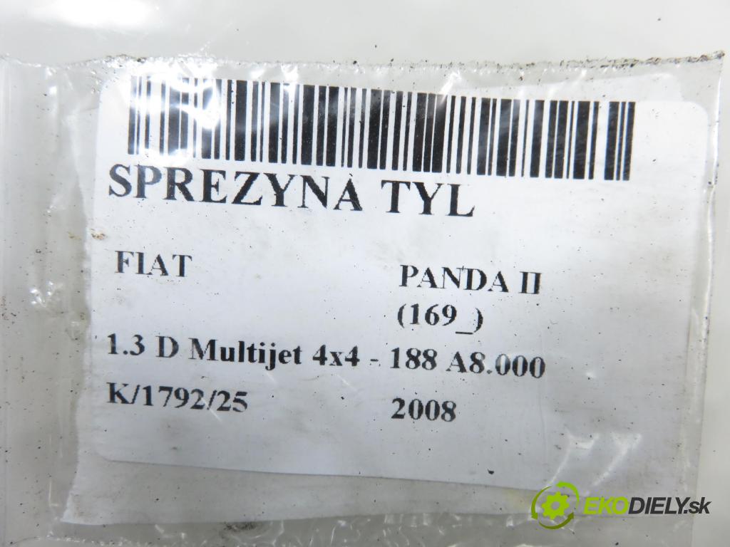 FIAT PANDA (169_) HB 2008 51,00 1.3 D Multijet 4x4 - 188 A8.000 1248,00 Pružina zadné 