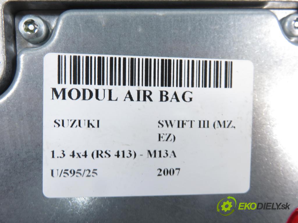 SUZUKI SWIFT III (MZ, EZ) HB 2007 68,00 1.3 4x4 (RS 413) - M13A 1328,00 MODUL air BAG 3891062J10000 ; 5WK43539