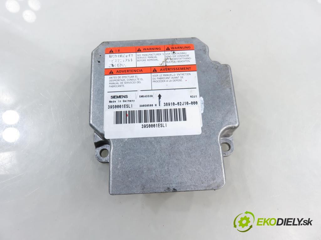 SUZUKI SWIFT III (MZ, EZ) HB 2007 68,00 1.3 4x4 (RS 413) - M13A 1328,00 MODUL air BAG 3891062J10000 ; 5WK43539