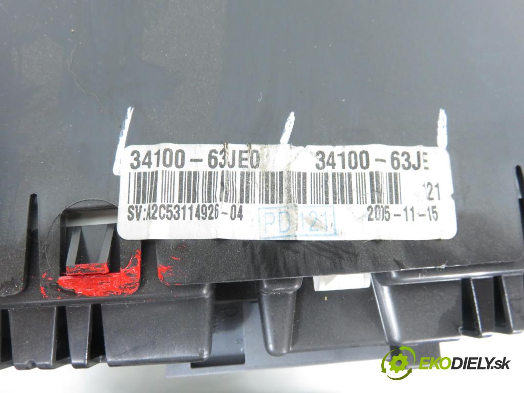 SUZUKI SWIFT III (MZ, EZ) HB 2007 68,00 1.3 4x4 (RS 413) - M13A 1328,00 Prístrojovka elektrický 3410063JE0 ; 3410063JE
