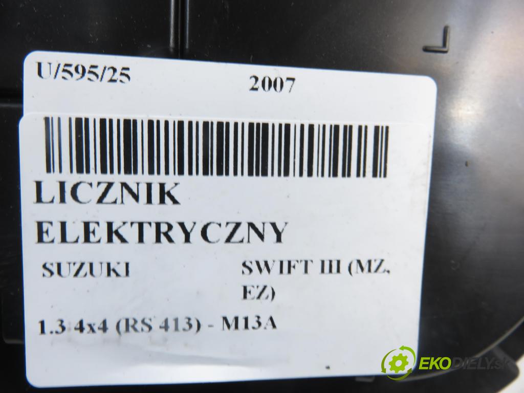 SUZUKI SWIFT III (MZ, EZ) HB 2007 68,00 1.3 4x4 (RS 413) - M13A 1328,00 Prístrojovka elektrický 3410063JE0 ; 3410063JE