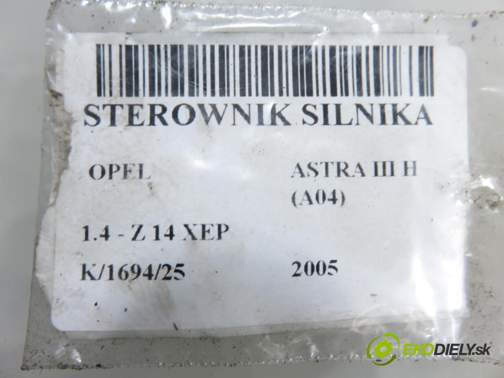 OPEL ASTRA H (A04) HB 2005 66,00 1.4 - Z 14 XEP 1364,00 Riadiaca jednotka Motor 0261207722