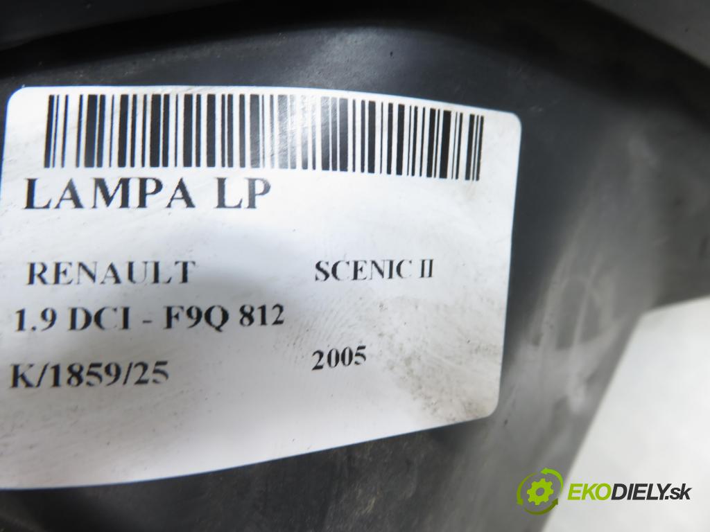 RENAULT SCENIC II (JM0/1_) MINIVAN 2005 88,00 1.9 DCI - F9Q 812 1870,00 Svetlo LP 