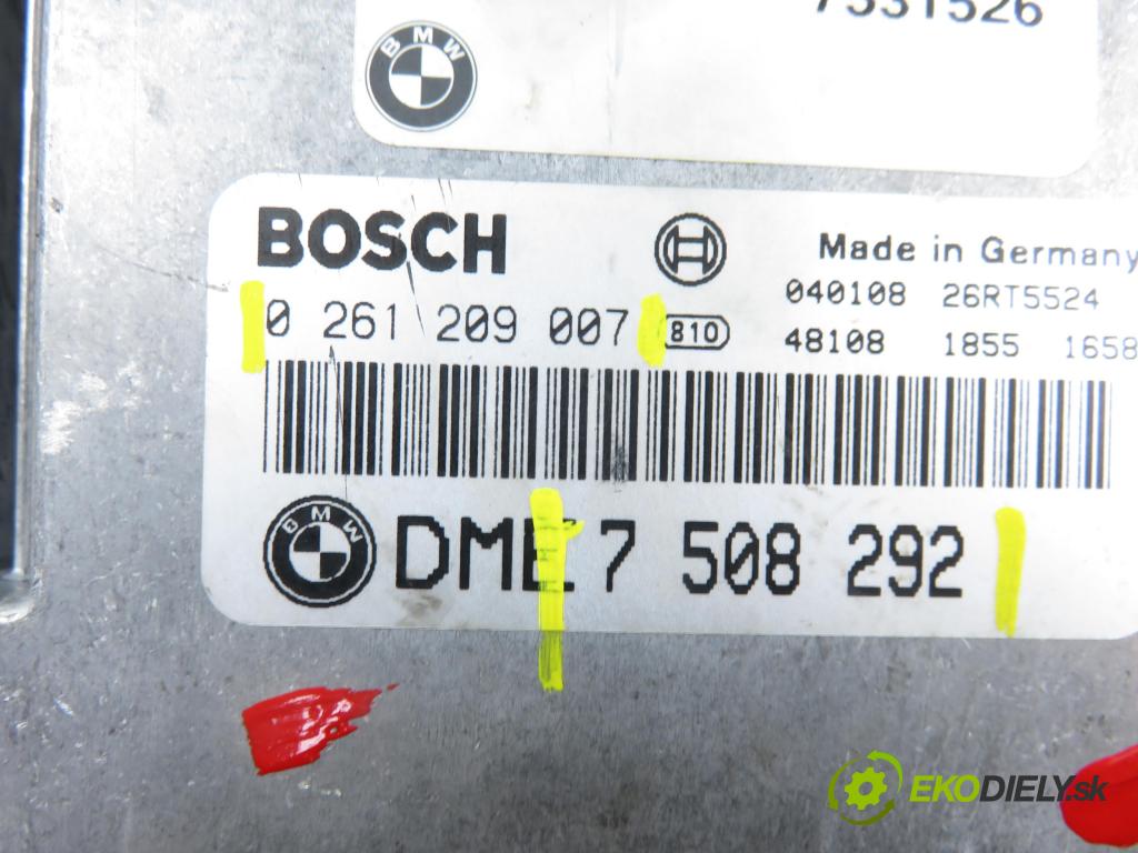 BMW 3 Touring (E46) KOMBI 2004 110,00 2.0 318 i - N42 B20 A 1995,00 Riadiaca jednotka Motor 0261209007 ; 7508292