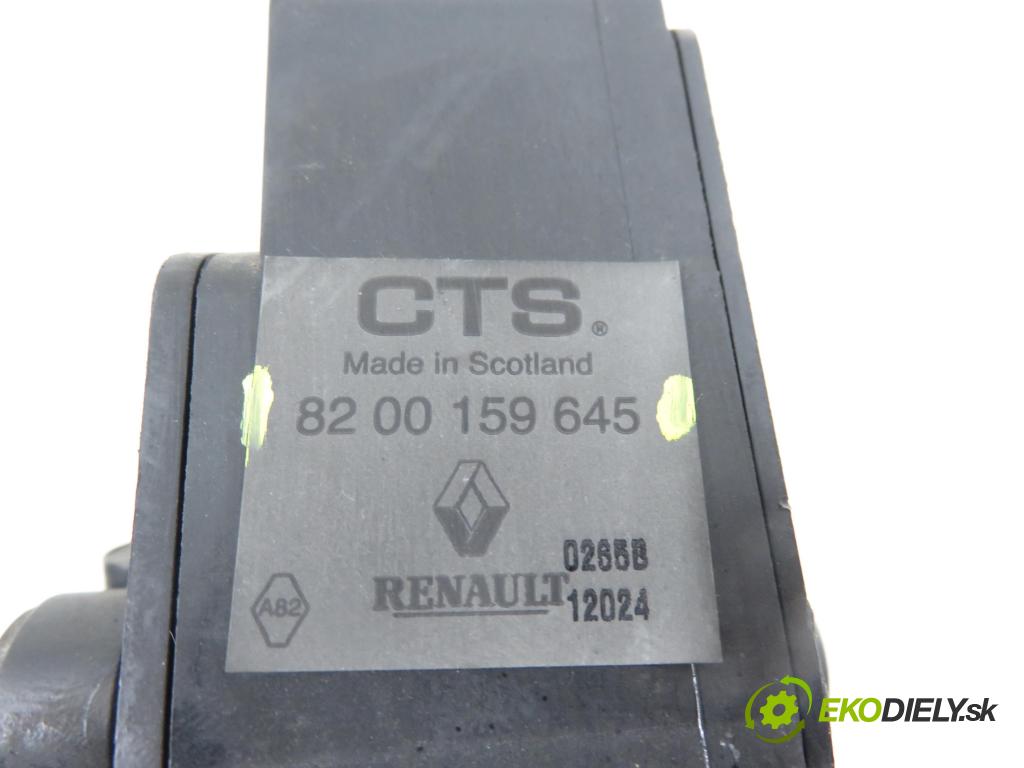 RENAULT SCENIC II (JM0/1_) MINIVAN 2005 88,00 1.9 DCI - F9Q 812 1870,00 Potenciometer plynu 8200159645 (Potenciometer plynového pedálu)