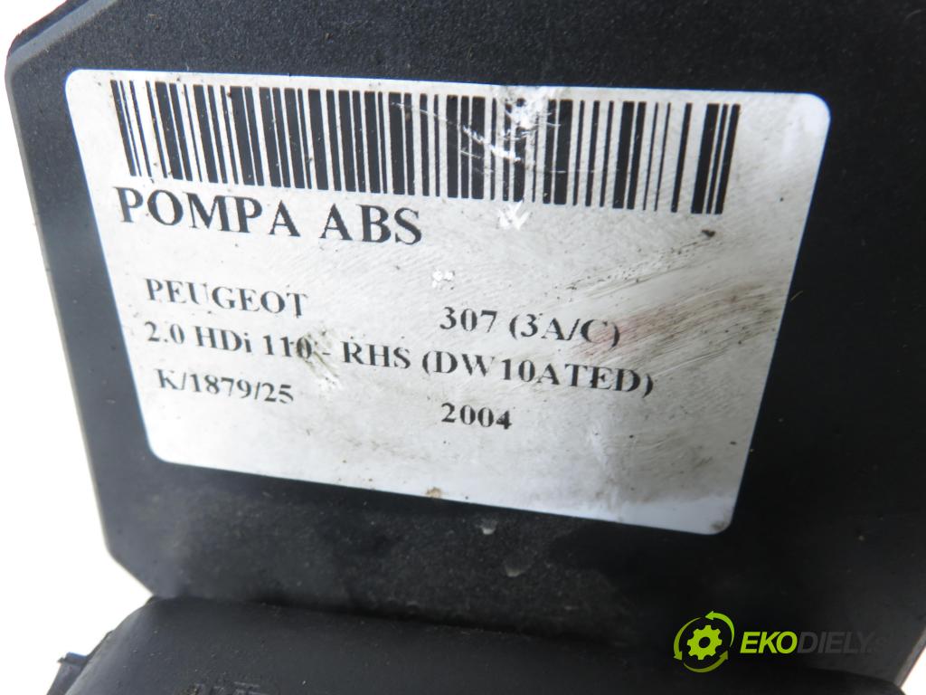PEUGEOT 307 (3A/C) HB 2004 79,00 2.0 HDi 110 - RHS 1997,00 Pumpa ABS 0265950084 (Pumpa ABS)