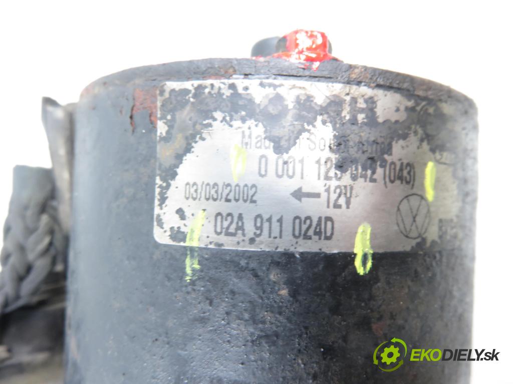 VW GOLF IV (1J1) HB 2002 74,00 1.9 TDI PD 101 - ATD 1896,00 Štartér 02A911024D ; 0001125042 ; 0001125043 (Štartér)