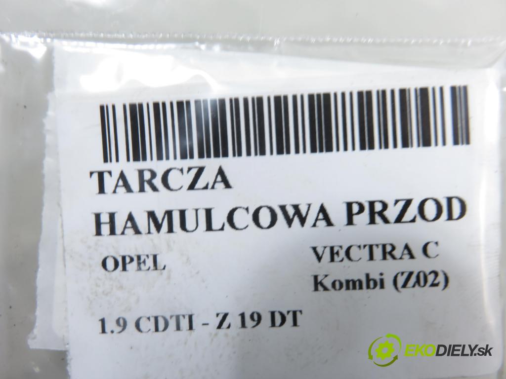 OPEL VECTRA C Kombi (Z02) KOMBI 2004 88,00 1.9 CDTI - Z 19 DT 1910,00 Lamela kotúč brzdová predný 