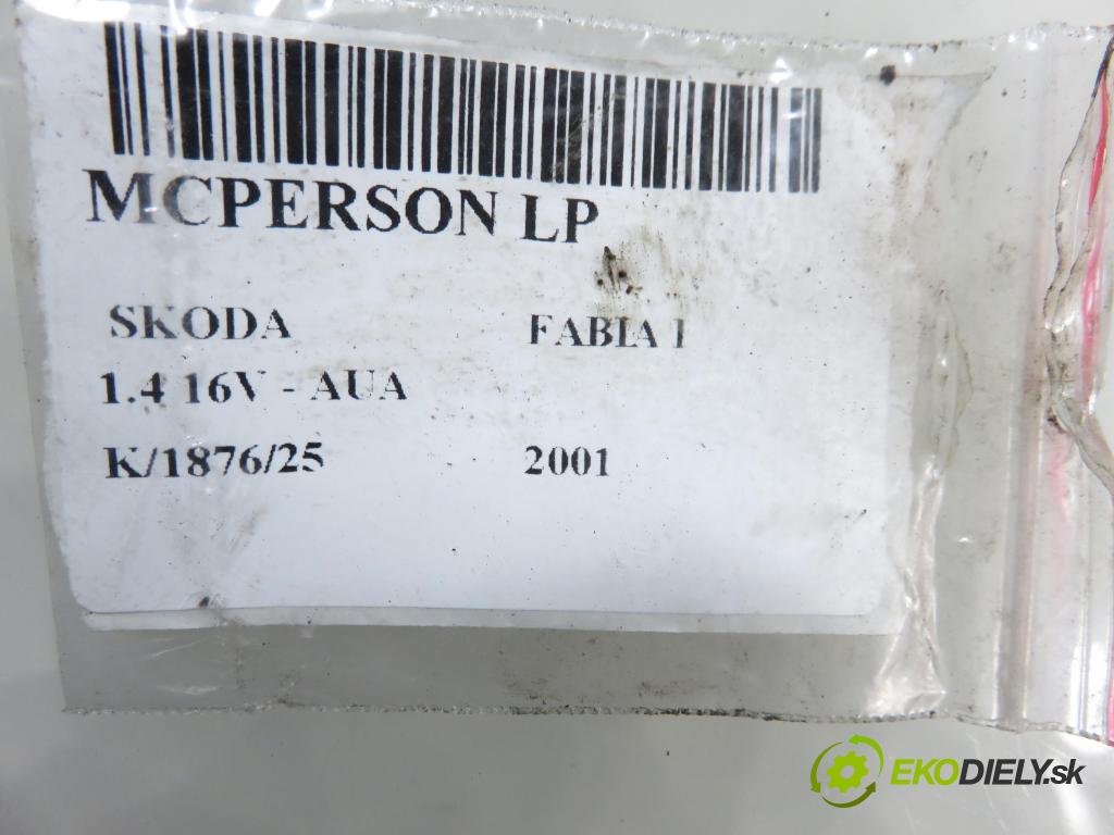 SKODA FABIA I (6Y2) HB 2001 55,00 1.4 16V - AUA 1390,00 MCPERSON LP