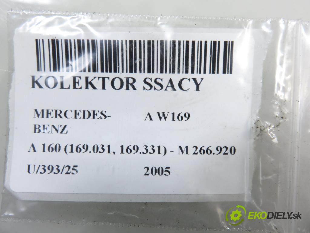 MERCEDES-BENZ KLASA A (W169) MINIVAN 2005 70,00 A 160 (169.031, 169.331) - M 266.920 1498,00 Potrubie 