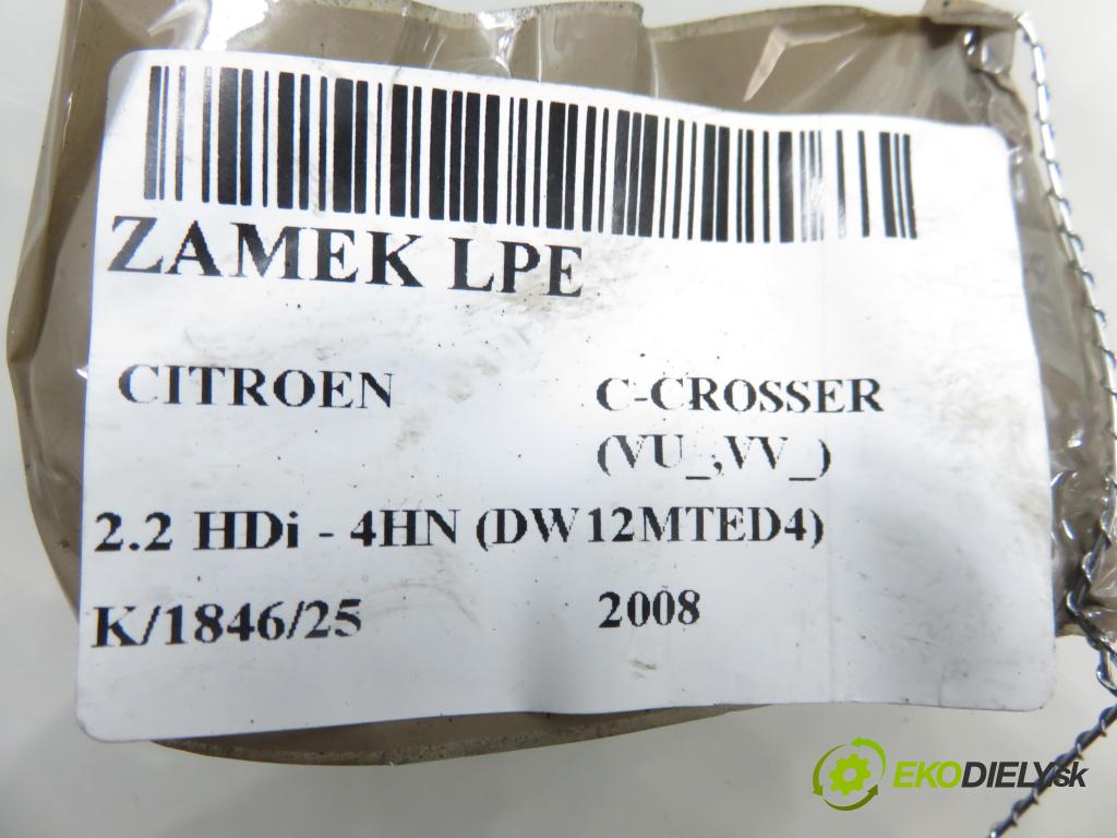 CITROEN C-CROSSER (EP_) SUV 2008 115,00 2.2 HDi 160 - 4HN (DW12MTED4) 2179,00 zámok 