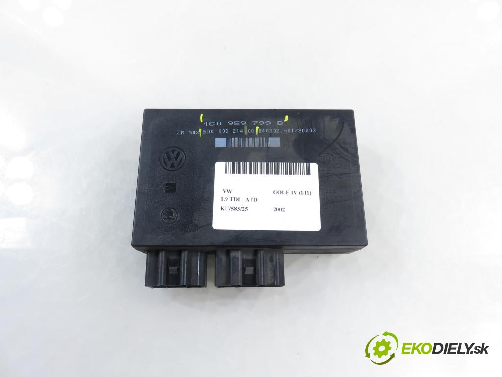VW GOLF IV (1J1) HB 2002 74,00 1.9 TDI PD 101 - ATD 1896,00 MODUL komfortu 1C0959799B ; 5DK00821400