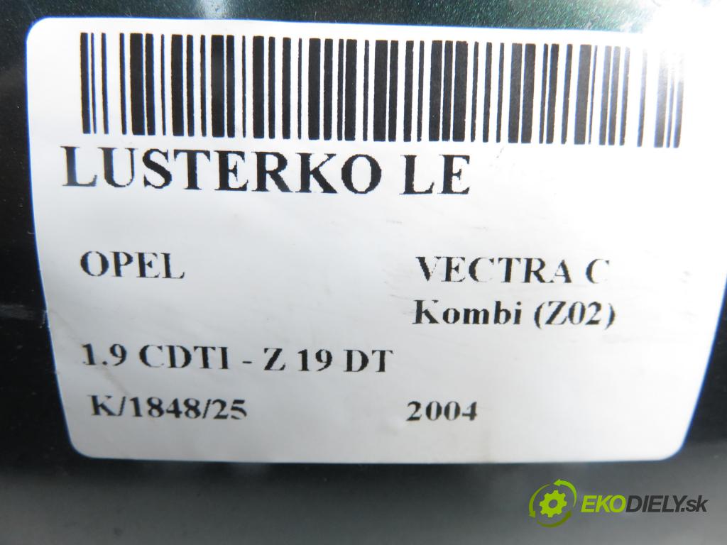 OPEL VECTRA C Kombi (Z02) KOMBI 2004 88,00 1.9 CDTI - Z 19 DT 1910,00 Spätné zrkadlo LE 24436153