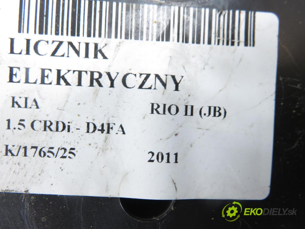 KIA RIO II (JB) HB 2011 81,00 1.5 CRDi 110 - D4FA 1493,00 Prístrojovka elektrický 940091G570
