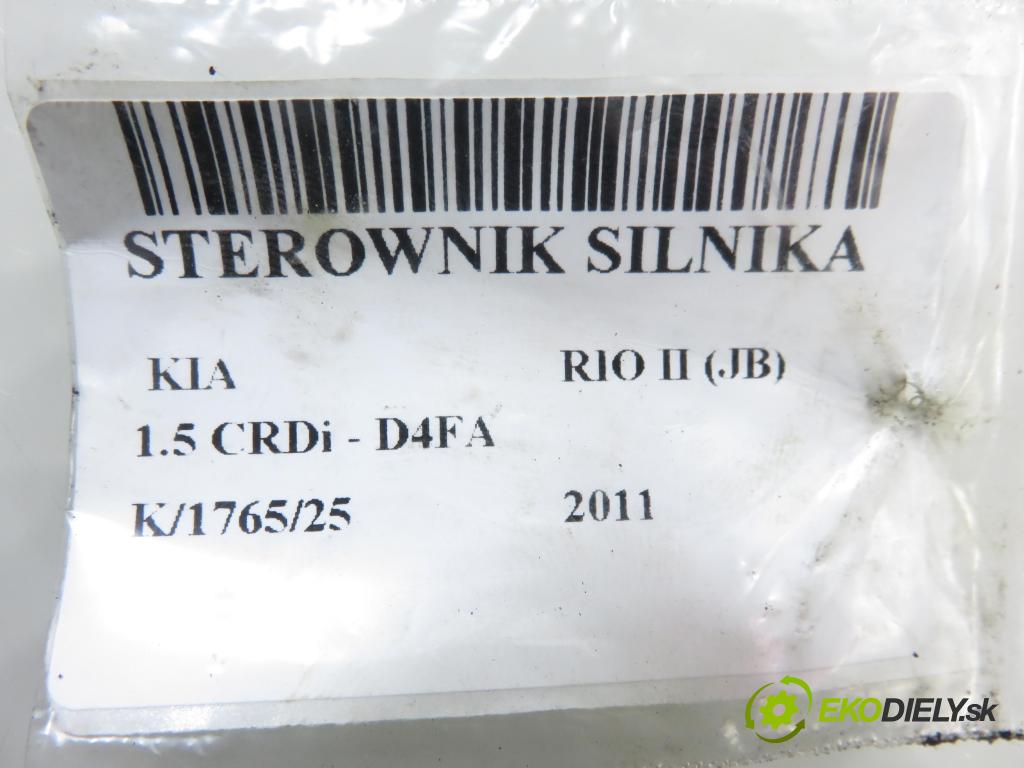 KIA RIO II (JB) HB 2011 81,00 1.5 CRDi 110 - D4FA 1493,00 Riadiaca jednotka Motor 391012A616 ; 0281015461