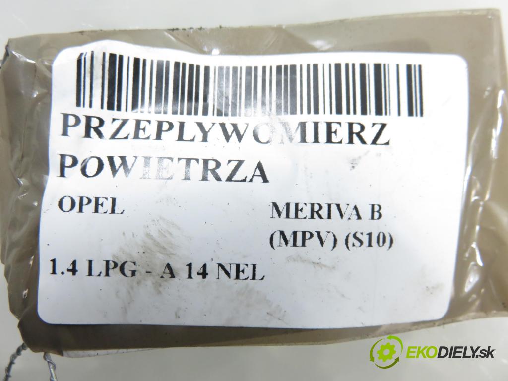 OPEL MERIVA B nadwozie wielkoprzestrzenne (MPV) (S10) MINIVAN 2008 88,00 1.4 LPG - A 14 NEL 1364,00 váha vzduchu vzduchu 13262124 ; 0280218207