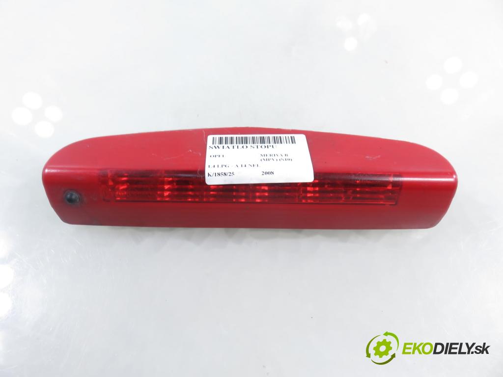 OPEL MERIVA B nadwozie wielkoprzestrzenne (MPV) (S10) MINIVAN 2008 88,00 1.4 LPG - A 14 NEL 1364,00 svetlo bŕzd 21617003