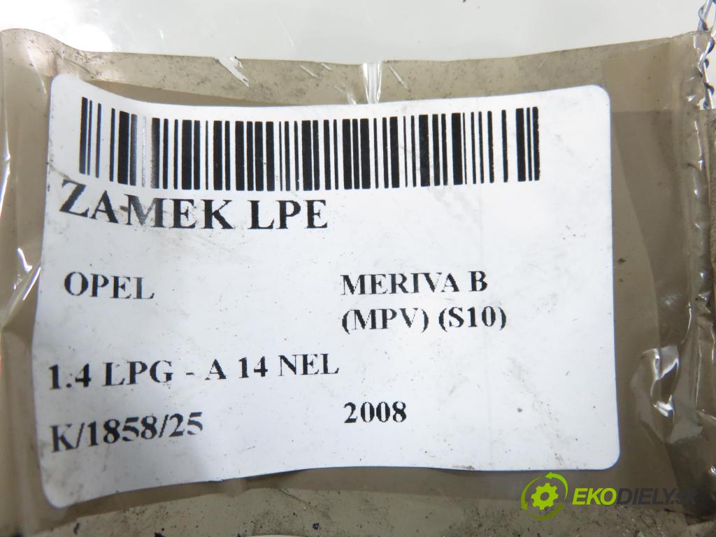 OPEL MERIVA B nadwozie wielkoprzestrzenne (MPV) (S10) MINIVAN 2008 88,00 1.4 LPG - A 14 NEL 1364,00 zámok 13253271
