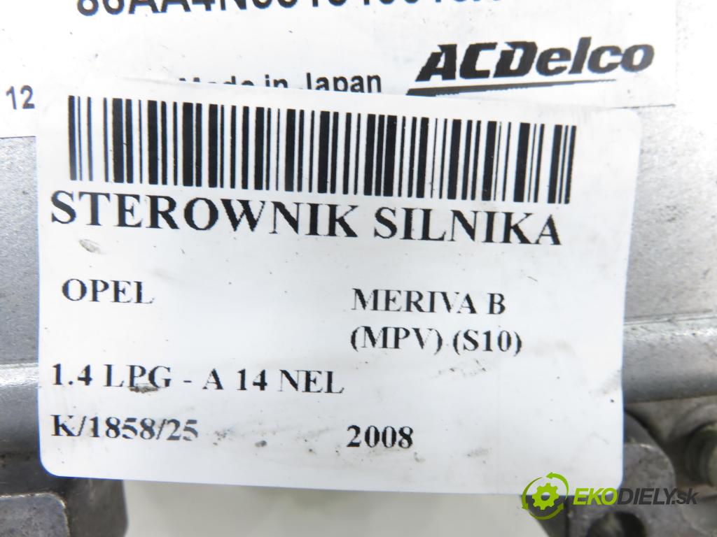 OPEL MERIVA B nadwozie wielkoprzestrzenne (MPV) (S10) MINIVAN 2008 88,00 1.4 LPG - A 14 NEL 1364,00 Riadiaca jednotka Motor 12647212