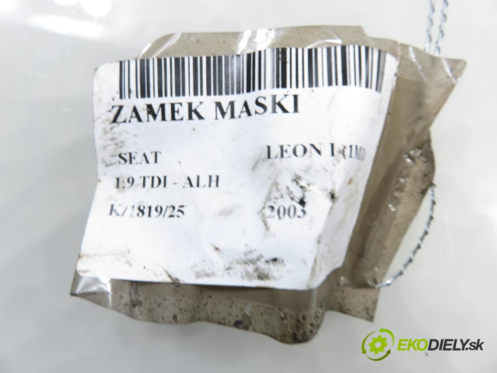SEAT LEON (1M1) HB 2003 66,00 1.9 TDI 90 - ALH 1896,00 zámok kapoty 1M0823503J ; 1M0823503K ; 1M0823503L