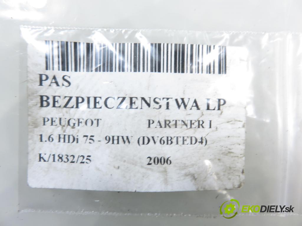 PEUGEOT PARTNER Combispace (5F) KOMBIVAN 2006 55,00 1.6 HDi 75 - 9HW (DV6BTED4) 1560,00 Držiak bezpečnostný LP 5505622400A