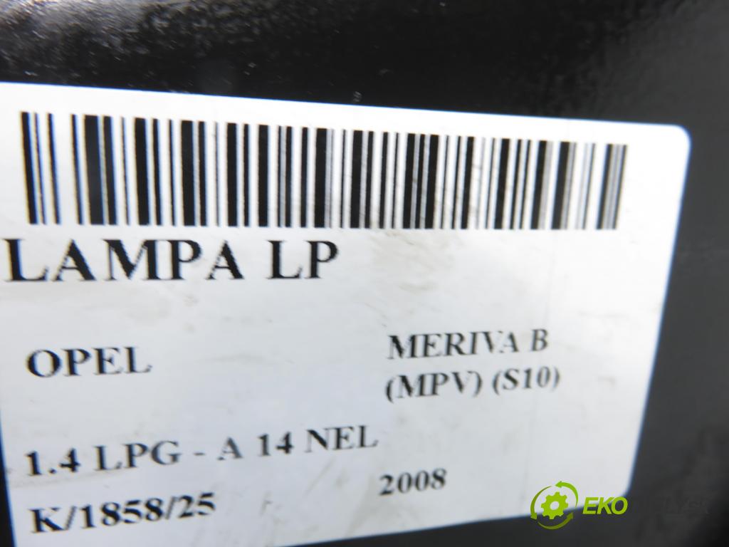 OPEL MERIVA B nadwozie wielkoprzestrzenne (MPV) (S10) MINIVAN 2008 88,00 1.4 LPG - A 14 NEL 1364,00 Svetlo LP 13286612