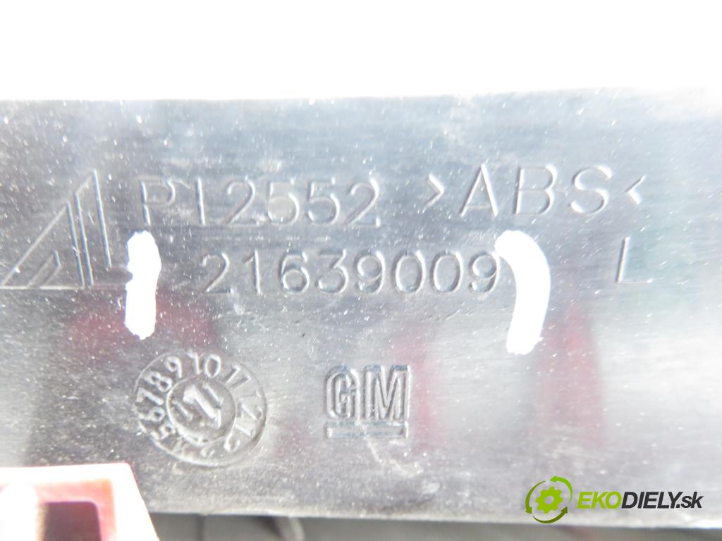 OPEL MERIVA B nadwozie wielkoprzestrzenne (MPV) (S10) MINIVAN 2008 88,00 1.4 LPG - A 14 NEL 1364,00 Svetlo ľavé zadné 21639009