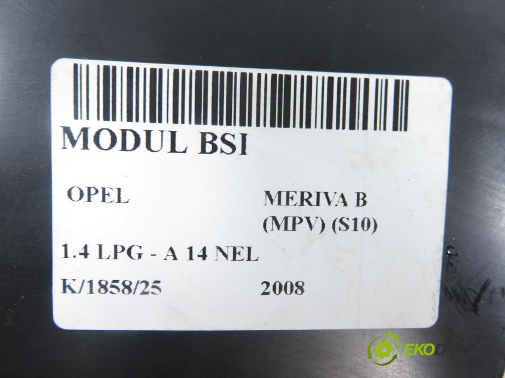 OPEL MERIVA B nadwozie wielkoprzestrzenne (MPV) (S10) MINIVAN 2008 88,00 1.4 LPG - A 14 NEL 1364,00 MODUL BSI 13396575