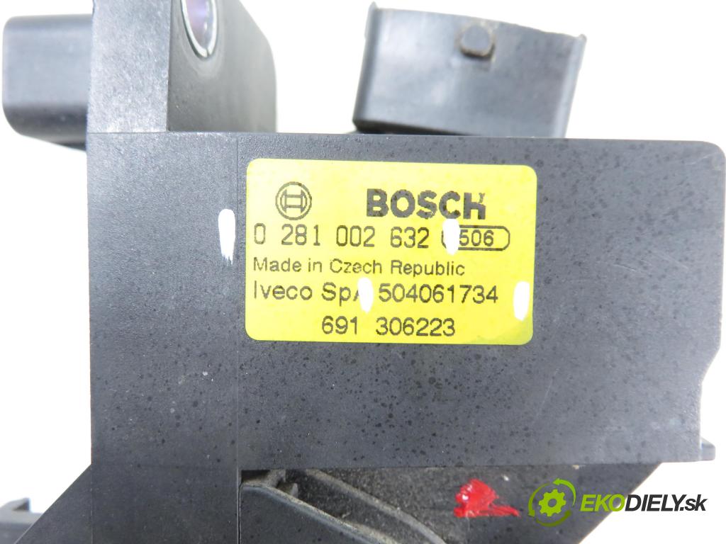 IVECO DAILY IV Skrzynia FURGON 2007 130,00 35C18 V, 35C18 V/P, 35S18 V, 35S18 V/P - F1CE0481H 2998,00 Potenciometer plynu 504061734 ; 0281002632 (Potenciometer plynového pedálu)