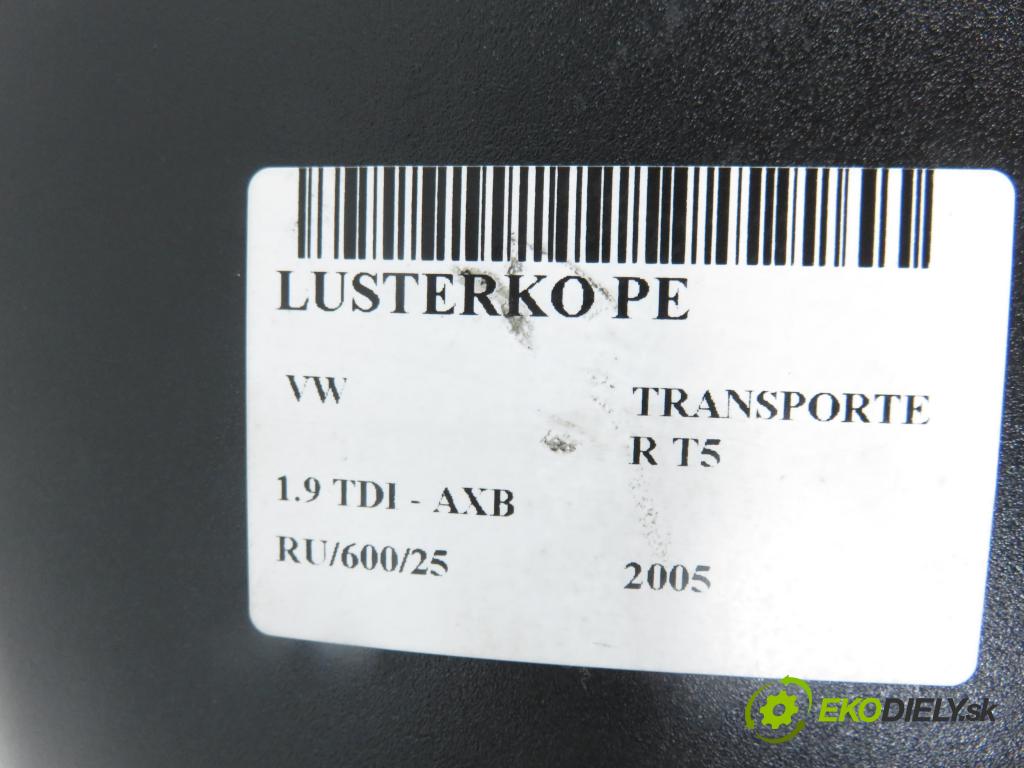 VW TRANSPORTER V Skrzynia (7HA, 7HH, 7EA, 7EH) FURGON 2005 77,00 1.9 TDI PD 105 - AXB 1896,00 Spätné zrkadlo