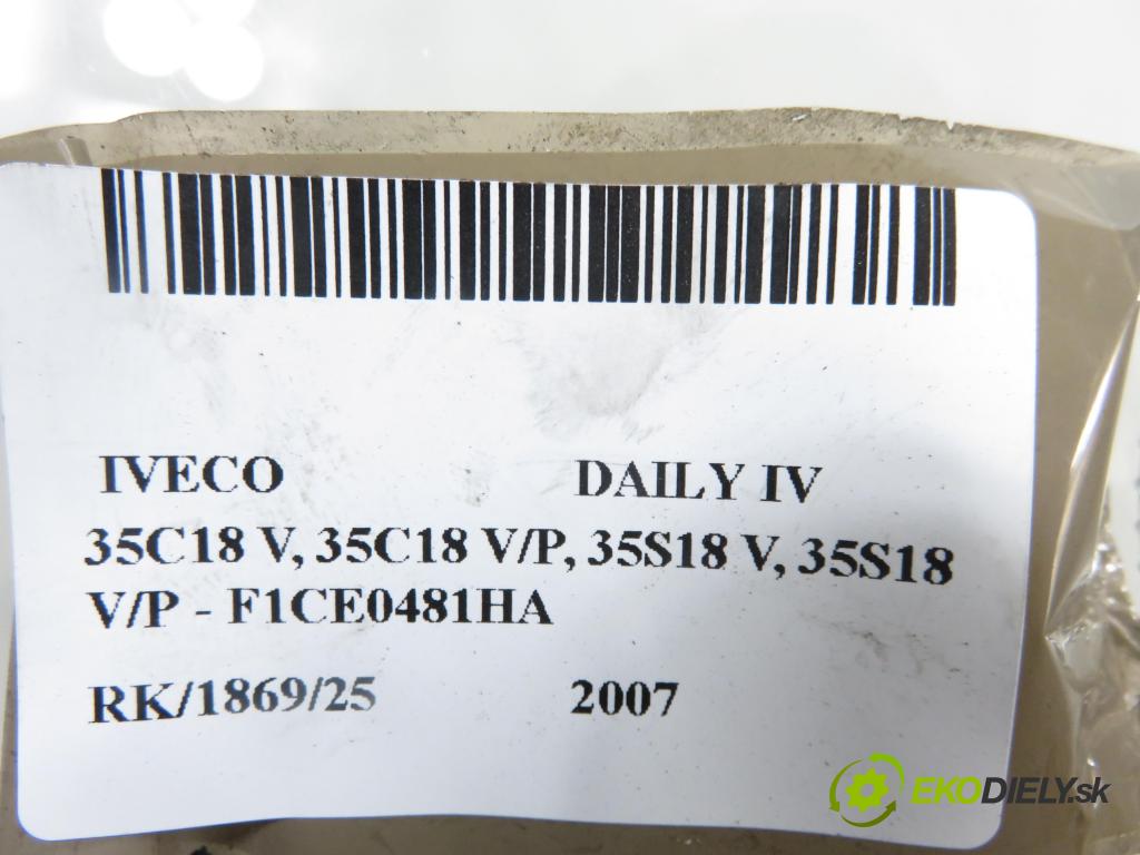 IVECO DAILY IV Skrzynia FURGON 2007 130,00 35C18 V, 35C18 V/P, 35S18 V, 35S18 V/P - F1CE0481H 2998,00 MODUL air BAG 69500826 ; 607630800D