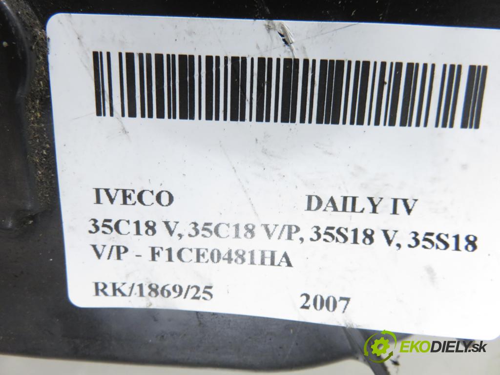 IVECO DAILY IV Skrzynia FURGON 2007 130,00 35C18 V, 35C18 V/P, 35S18 V, 35S18 V/P - F1CE0481H 2998,00 vložka svetla ľavy zadné 