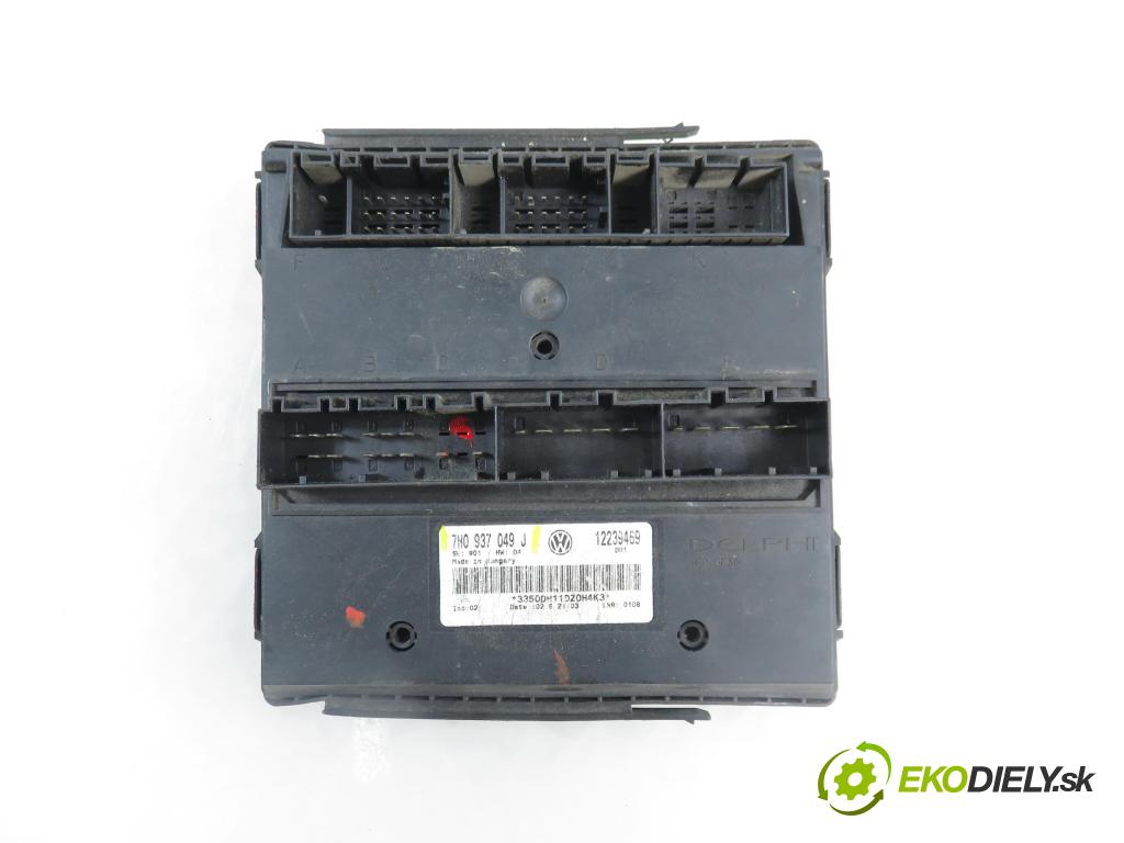 VW TRANSPORTER V Skrzynia (7HA, 7HH, 7EA, 7EH) FURGON 2005 77,00 1.9 TDI PD 105 - AXB 1896,00 MODUL komfortu 7H0937049J