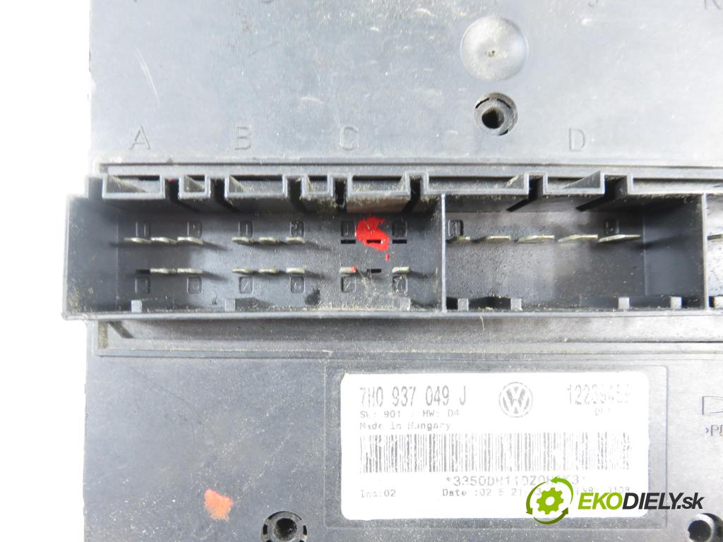 VW TRANSPORTER V Skrzynia (7HA, 7HH, 7EA, 7EH) FURGON 2005 77,00 1.9 TDI PD 105 - AXB 1896,00 MODUL komfortu 7H0937049J