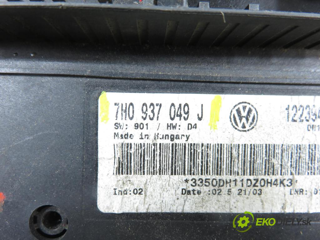 VW TRANSPORTER V Skrzynia (7HA, 7HH, 7EA, 7EH) FURGON 2005 77,00 1.9 TDI PD 105 - AXB 1896,00 MODUL komfortu 7H0937049J