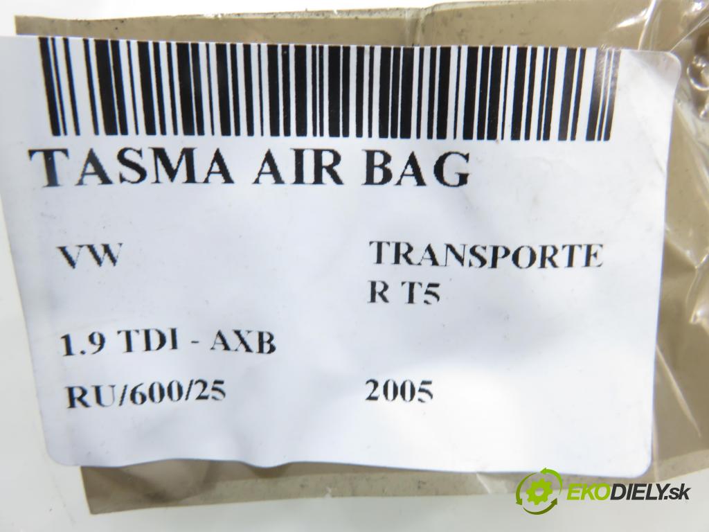 VW TRANSPORTER V Skrzynia (7HA, 7HH, 7EA, 7EH) FURGON 2005 77,00 1.9 TDI PD 105 - AXB 1896,00 PÁSKA: air BAG 280690 ; 280690A04
