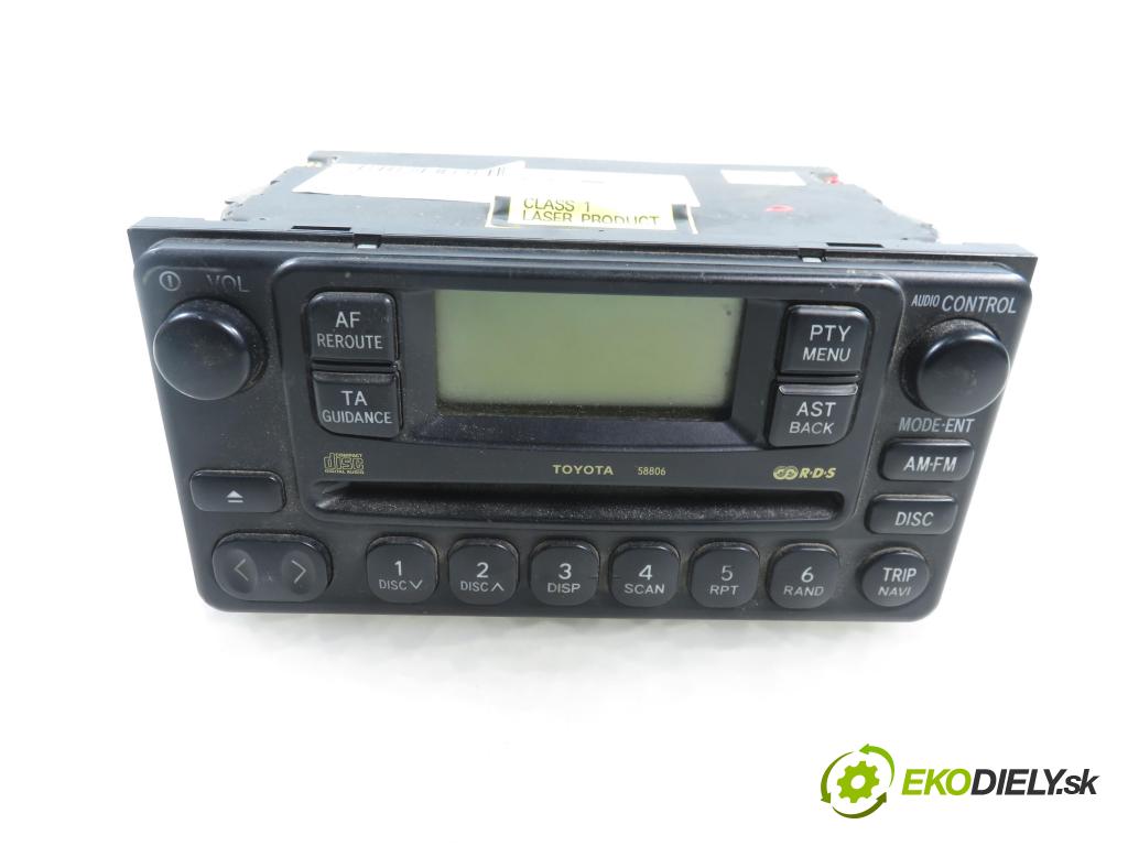 TOYOTA RAV 4 II (_A2_) SUV 2003 85,00 2.0 D-4D 4WD 116 - 1CD-FTV 1995,00 RADIO CD 8612042061