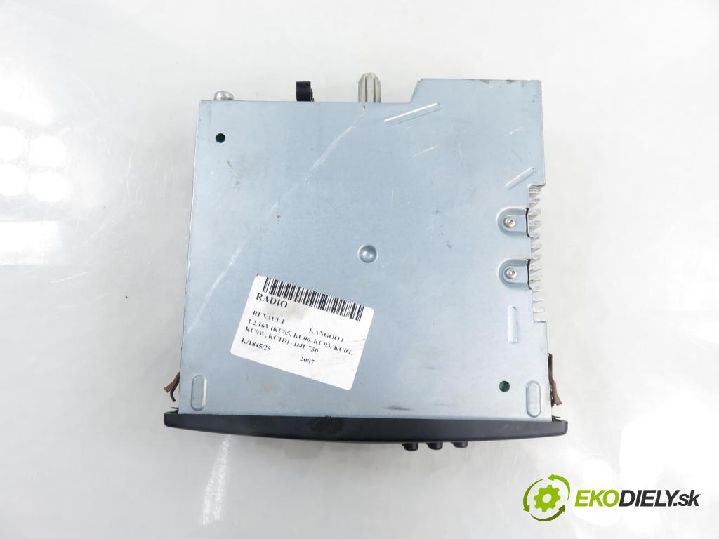 RENAULT KANGOO (KC0/1_) KOMBIVAN 2007 55,00 1.2 16V (KC05, KC06, KC03, KC0T, KC0W, KC1D) - D4F 1149,00 RADIO CD