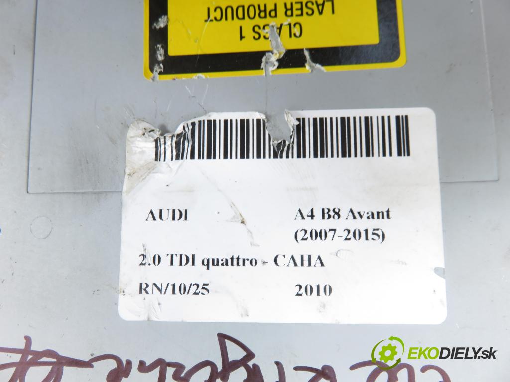 AUDI A4 Avant (8K5, B8) KOMBI 2010 125,00 2.0 TDI quattro - CAHA 1968,00 čítač navigácie 8T1035666D (Elektrosúčasti ostatné)
