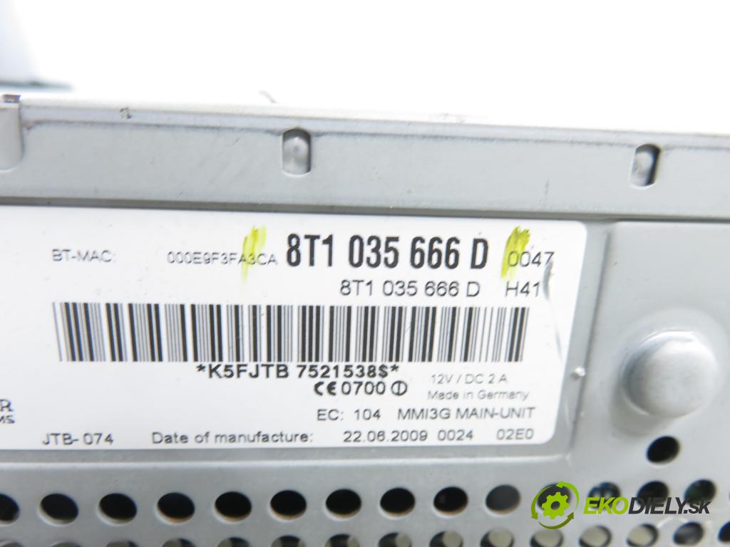 AUDI A4 Avant (8K5, B8) KOMBI 2010 125,00 2.0 TDI quattro - CAHA 1968,00 čítač navigácie 8T1035666D (Elektrosúčasti ostatné)