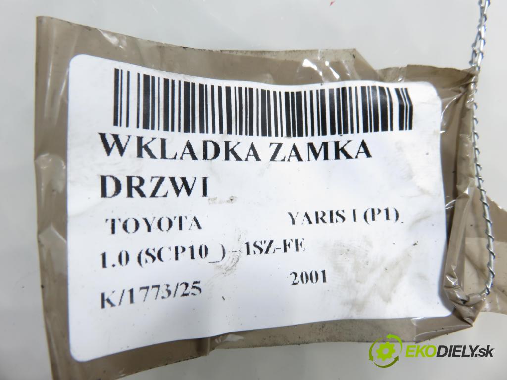 TOYOTA YARIS (_P1_) HB 2001 50,00 1.0 VVT- i 68 - 1SZ-FE 998,00 spinačka / zámky 450200D01 ; N0501002 ; 897830D010