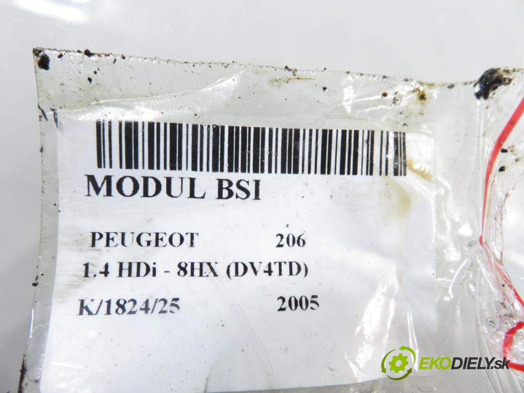 PEUGEOT 206 liftback (2A/C) HB 2005 51,00 1.4 HDi - 8HX (DV4TD) 1398,00 MODUL BSI S118085220