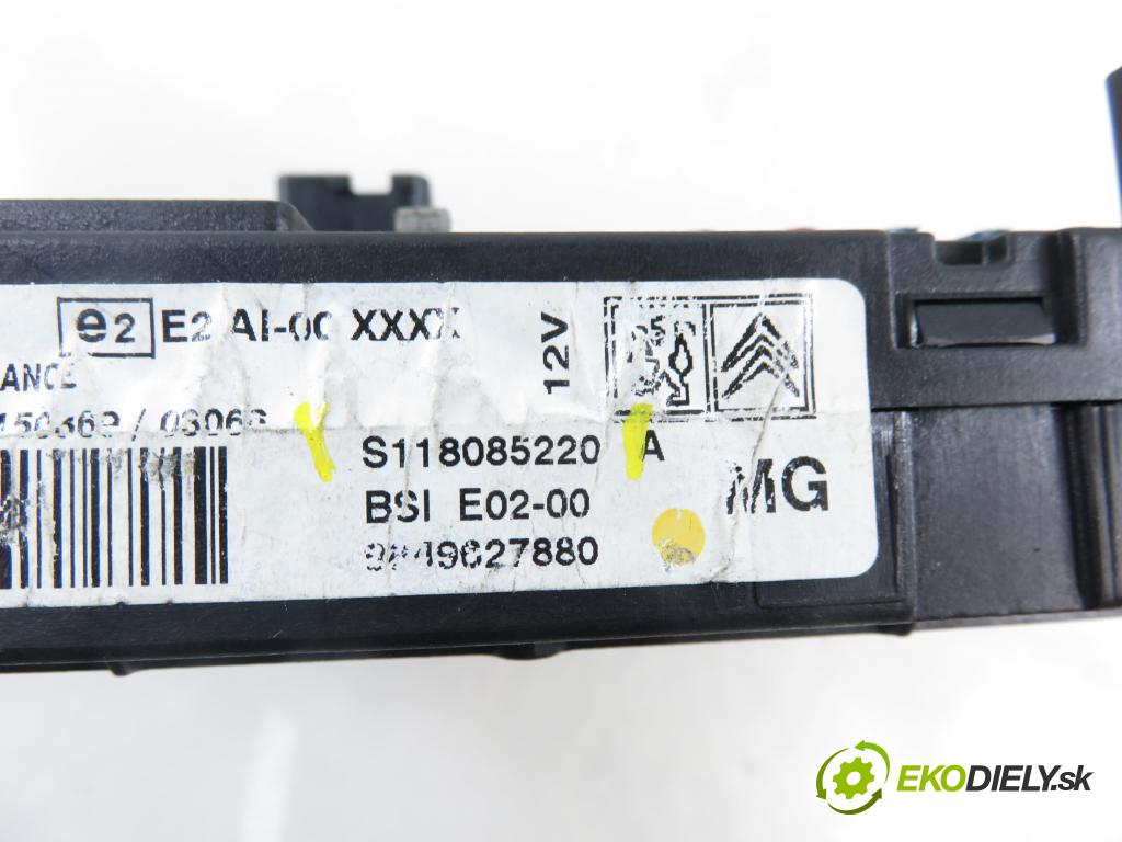 PEUGEOT 206 liftback (2A/C) HB 2002 55,00 1.4 75 - KFW 1360,00 MODUL BSI S118085220A