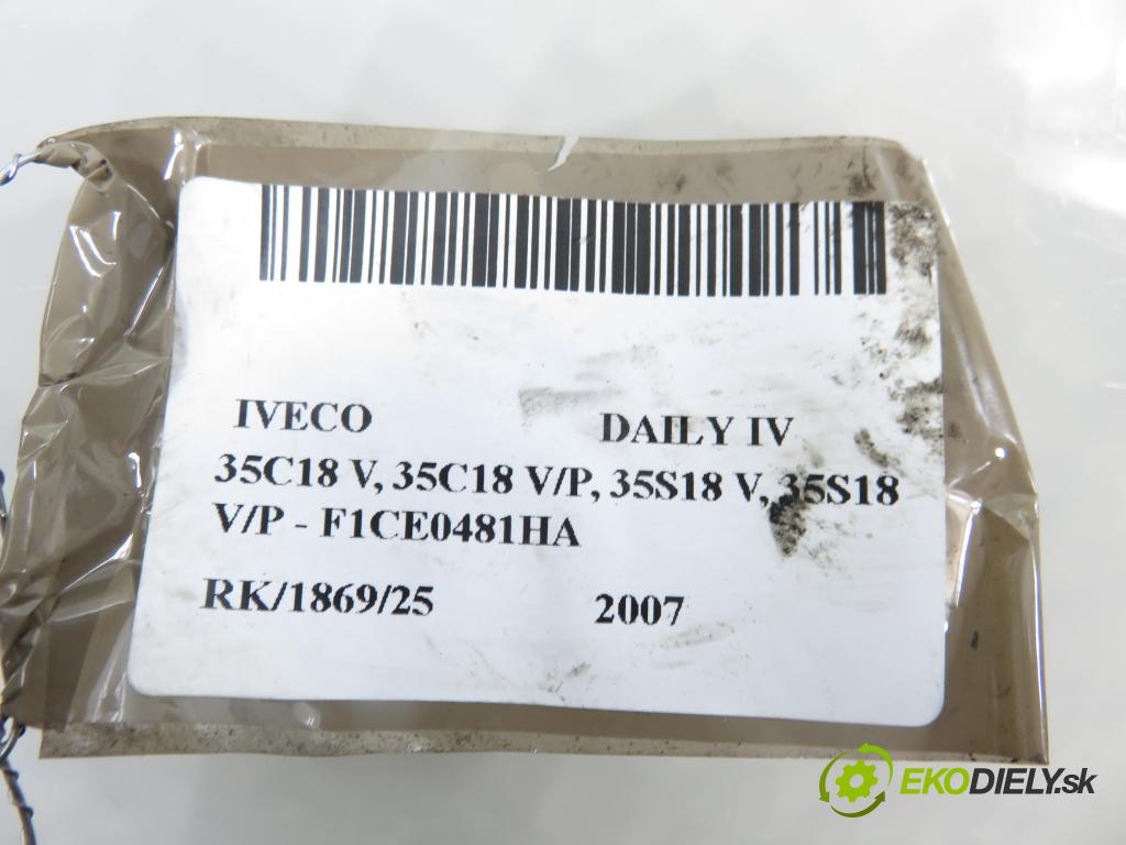 IVECO DAILY IV Skrzynia FURGON 2007 130,00 35C18 V, 35C18 V/P, 35S18 V, 35S18 V/P - F1CE0481H 2998,00 váha vzduchu vzduchu F00C2G7020 ; 55190587 ; 0281002764